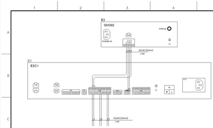 Radio interface from ESC-1 to GM360